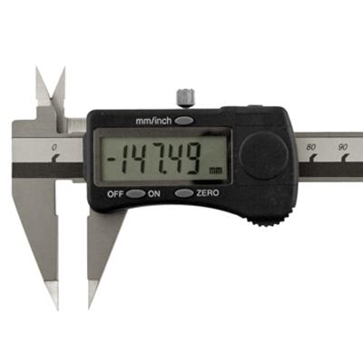 Digital skjutmått 0-150 x 0,01 mm med spetsa käfter